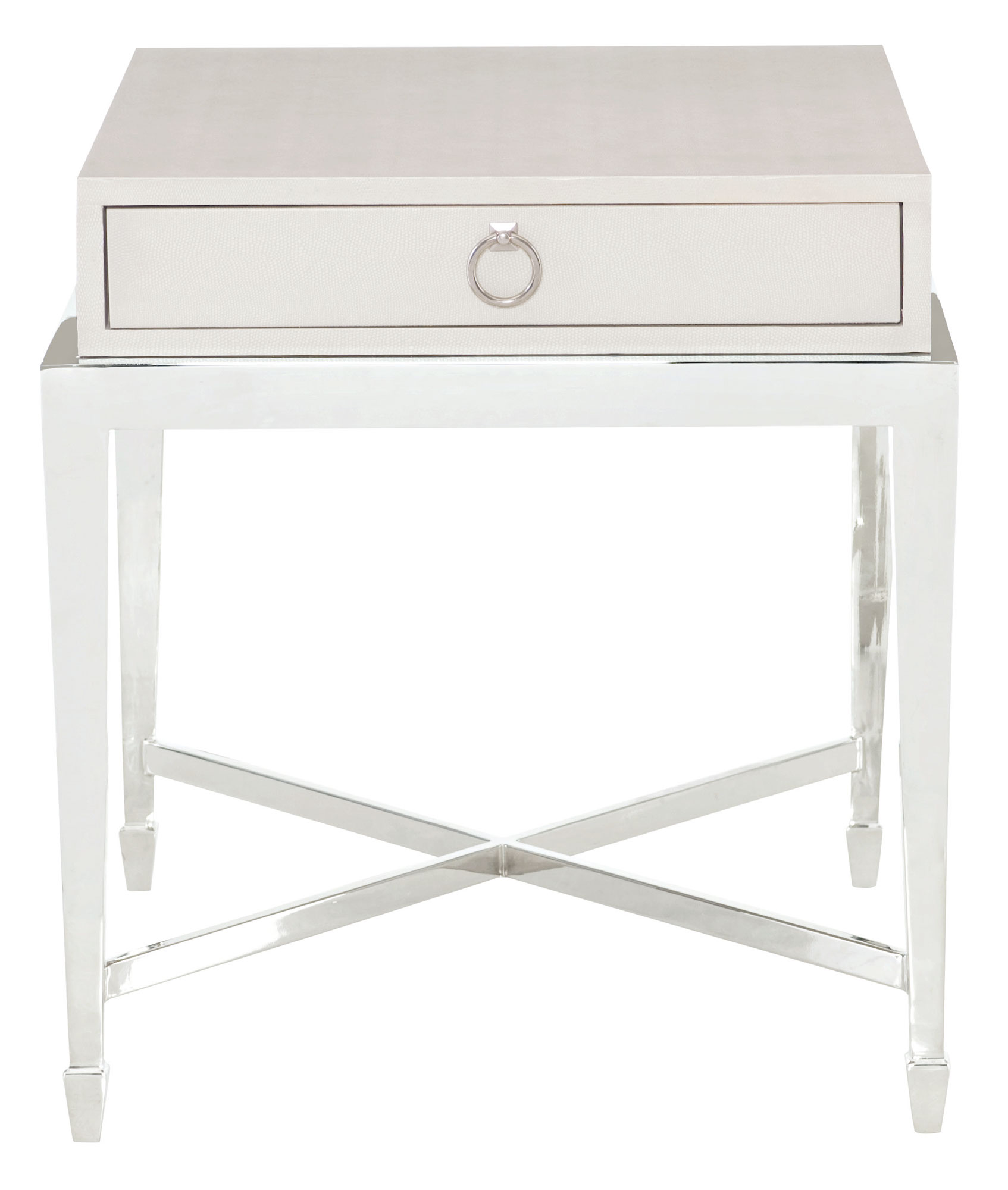 Bernhardt Criteria 363121W End Table with Steel Base Baer's